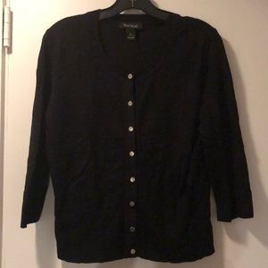 SZ Lrg WHBM Snap Cardigan
